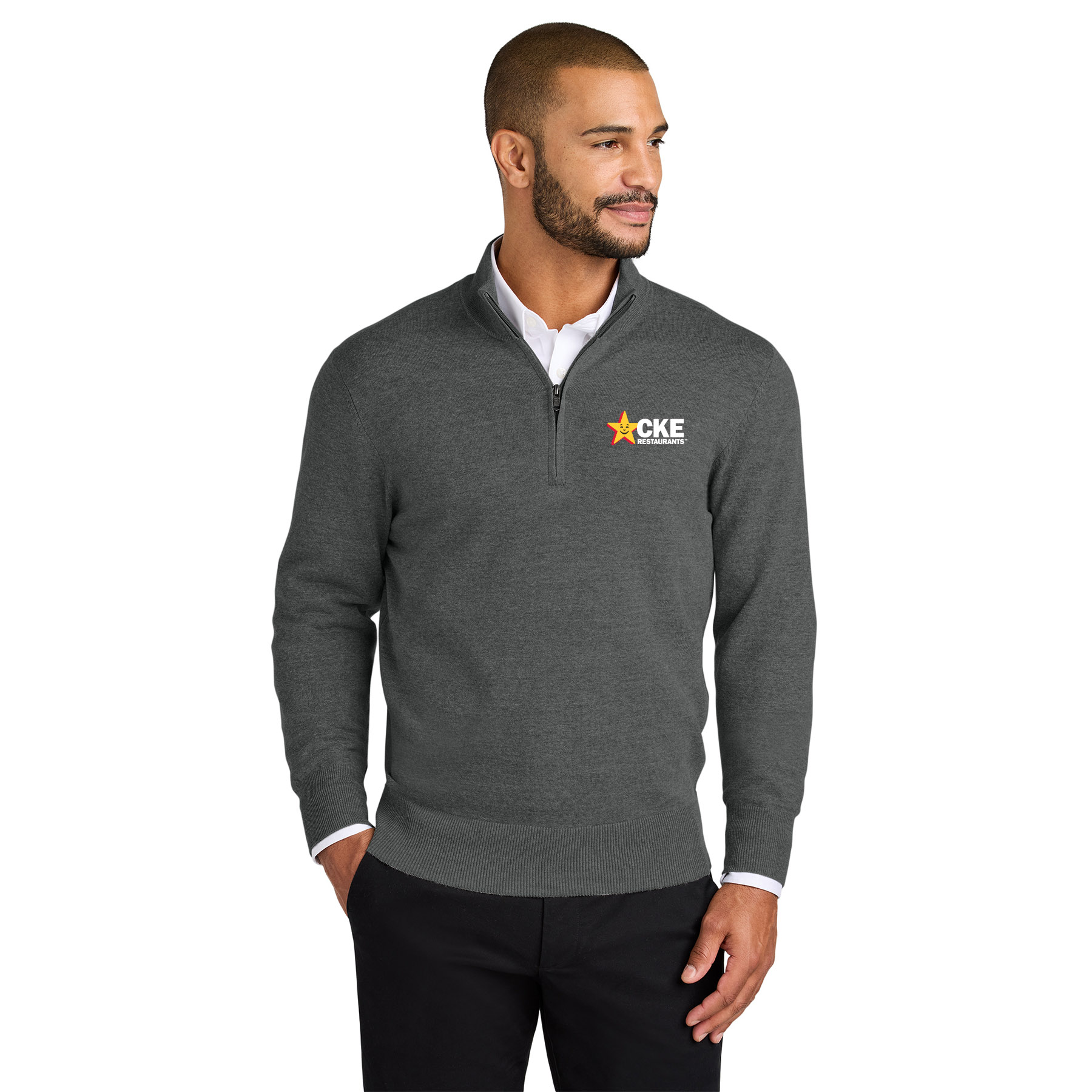 Easy Care 1/4-Zip Sweater